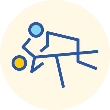 judo. Web simgesi basit illüstrasyon