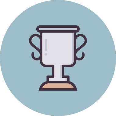 kupa simgesi, vektör illüstrasyonu