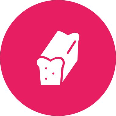 Ekmek. Web simgesi basit illüstrasyon