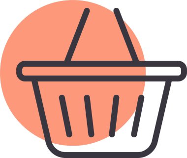 Alışveriş sepeti. Basit tasarım