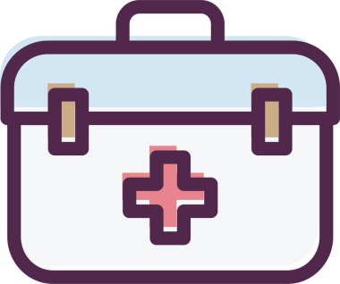 İlk yardım çantası. Basit tasarım
