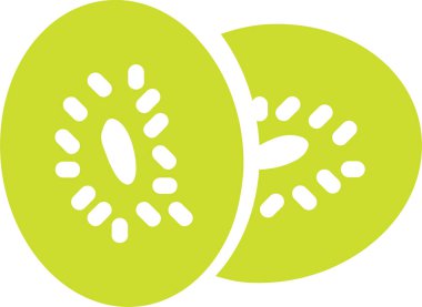 Kivi. Web simgesi basit illüstrasyon 