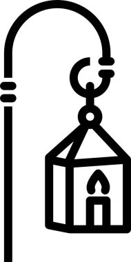 Fener. Web simgesi basit tasarım 