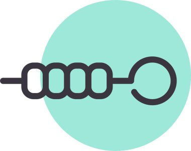 Zincir. Web simgesi basit illüstrasyon