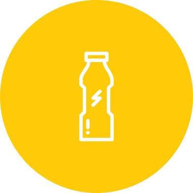 Enerji içeceği simgesinin vektör illüstrasyonu