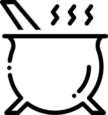 Kazan var. Web simgesi basit illüstrasyon