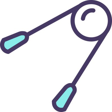 Beyzbol. Web simgesi basit illüstrasyon