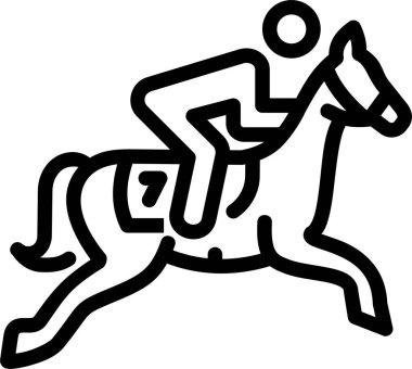 At. Web simgesi basit illüstrasyon