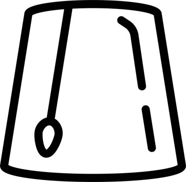 Takiya. Web simgesi basit illüstrasyon