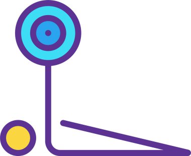 Felç oyunları. Web simgesi basit illüstrasyon