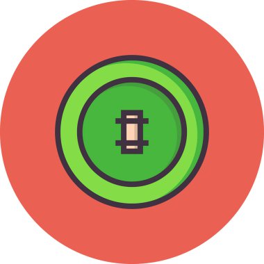 Kriket web simgesi basit illüstrasyon