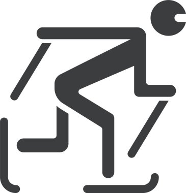 Kayak. Web simgesi basit illüstrasyon