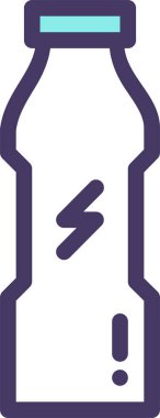 Enerji içeceği simgesinin vektör illüstrasyonu