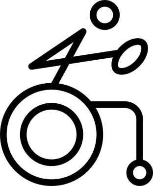 Bisiklet. Web simgesi basit tasarım