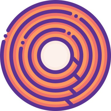 Çalışan simgenin vektör illüstrasyonu