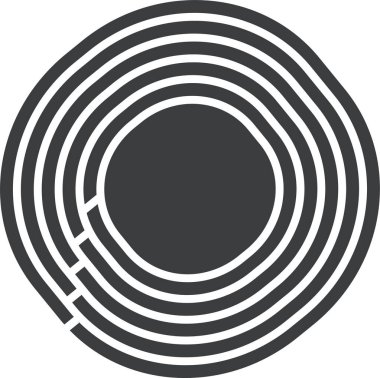 Çalışan simgenin vektör illüstrasyonu