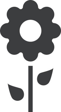 Bahar. Web simgesi basit illüstrasyon