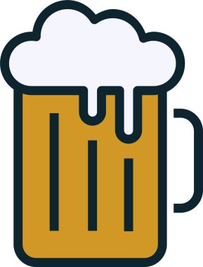 Bira. Web simgesi basit tasarım 