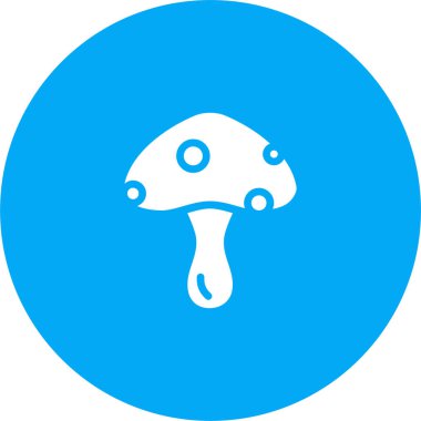 mantar simgesi vektör illüstrasyonu