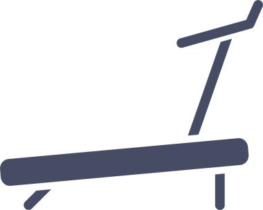 Koşu bandı. Web simgesi basit illüstrasyon