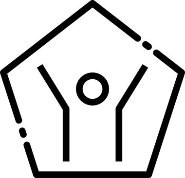 Yüzmek. Web simgesi basit illüstrasyon