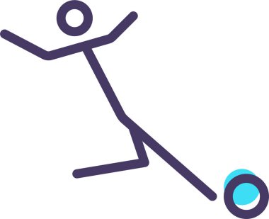 Felç oyunları. Web simgesi basit illüstrasyon