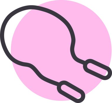 Zincir. Web simgesi vektör illüstrasyonu