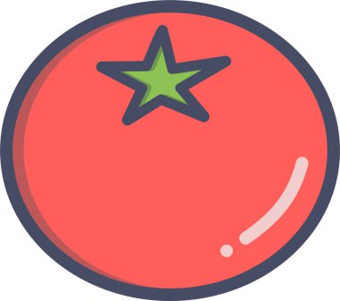 Yıldız. Web simgesi basit illüstrasyon