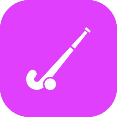 Hokey sopası ağ simgesi, vektör illüstrasyonu 