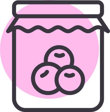 Reçel. Basit tasarım