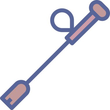 Kırbaç Ağı simgesi basit illüstrasyon