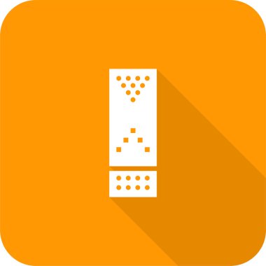 Bowling web simgesi basit illüstrasyon