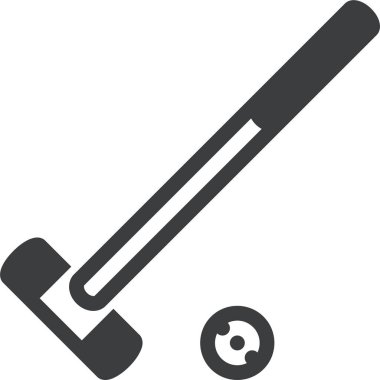 Beyzbol. Web simgesi basit illüstrasyon