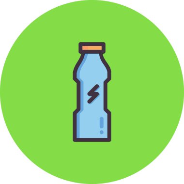 Enerji içeceği simgesinin vektör illüstrasyonu