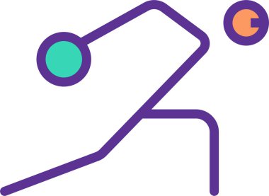 Felç oyunları. Web simgesi basit illüstrasyon