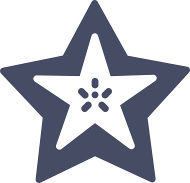 Yıldız. Web simgesi basit illüstrasyon