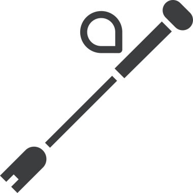 Kırbaç Ağı simgesi basit illüstrasyon