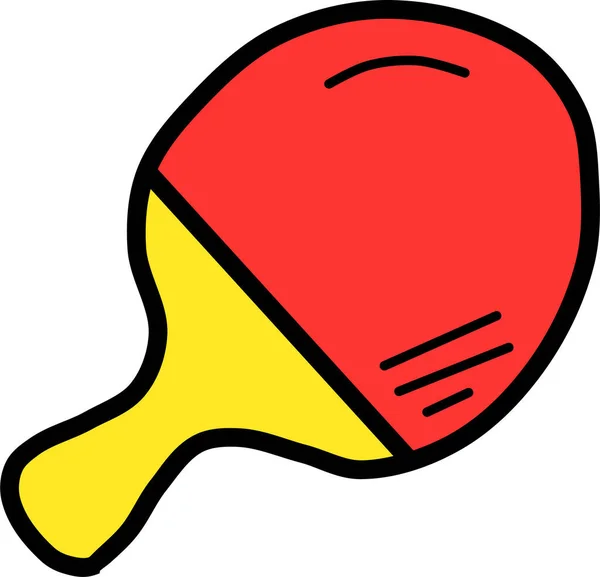 Tennis Racket Icoon Vector Illustratie — Stockvector
