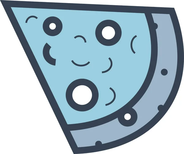 Pizza Web Icon Simple Design — Stock Vector