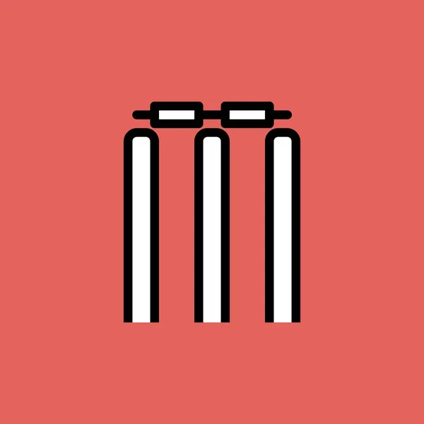 Cricket Web Icon Simple Illustration — Stock Vector