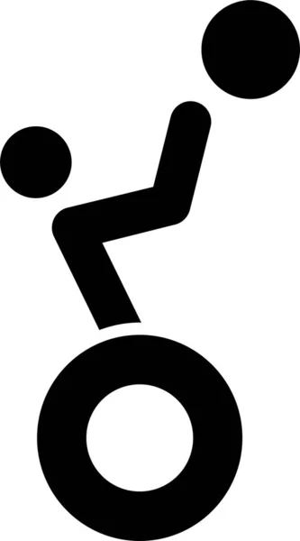 Frau Web Symbol Einfache Illustration — Stockvektor