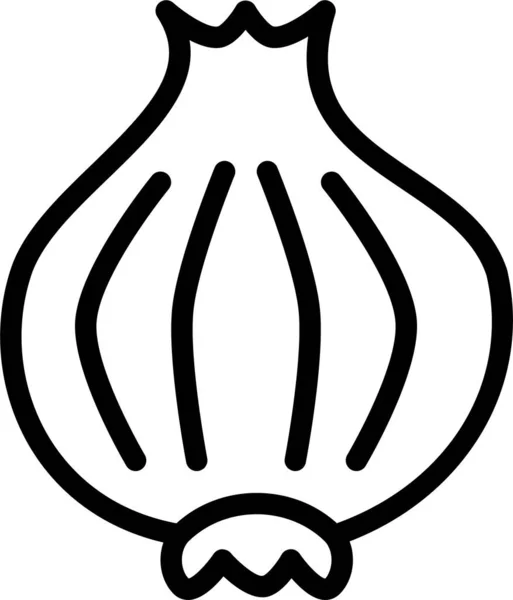 Garlic Web Icon Simple Illustration — Stock Vector