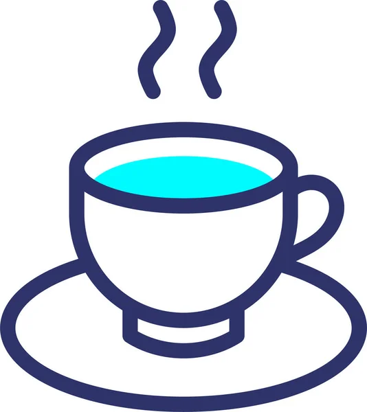 Kaffee Web Symbol Einfache Illustration — Stockvektor