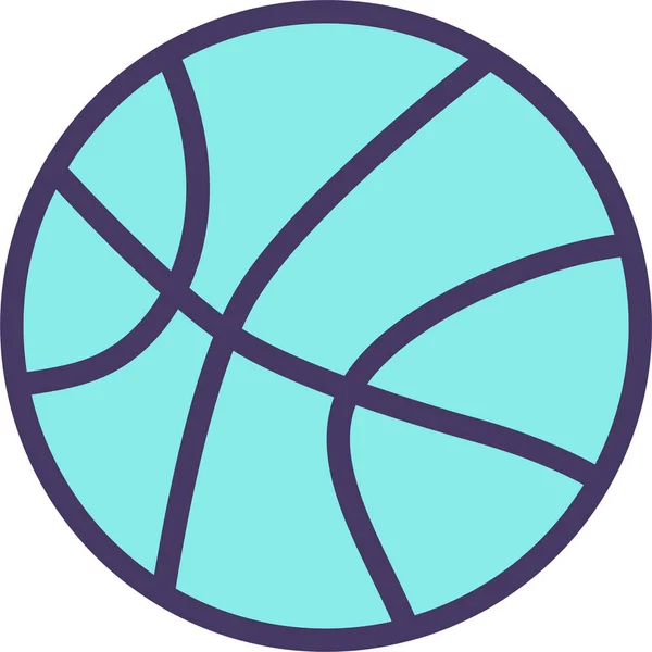 Basketboll Ikon Vektor Illustration — Stock vektor