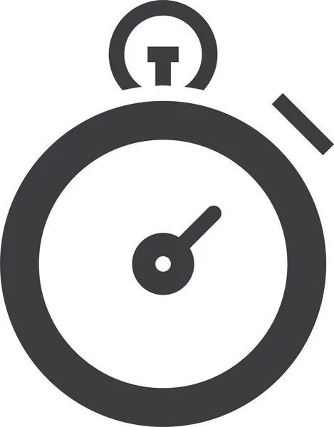 Cronometro Icona Web Semplice Illustrazione — Vettoriale Stock