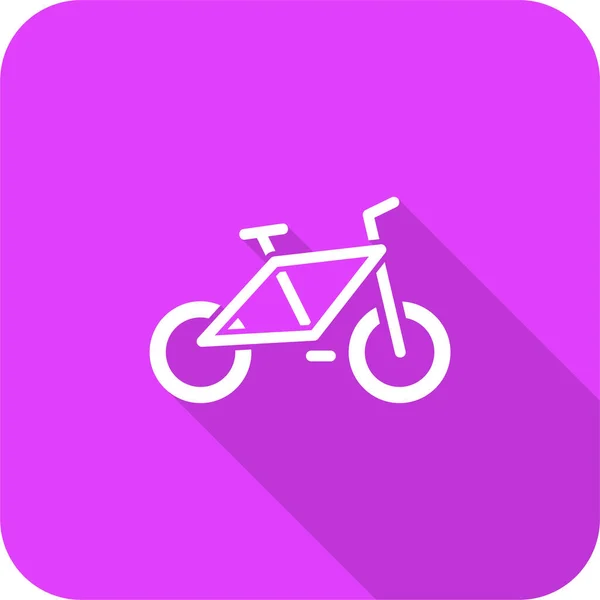 Fahrradsymbol Einfache Abbildung Des Fahrradvektorsymbols Für Das Web — Stockvektor