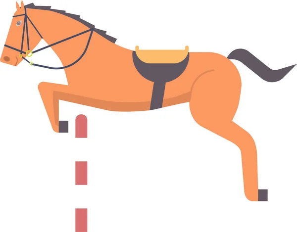 Cavallo Icona Web Semplice Illustrazione — Vettoriale Stock