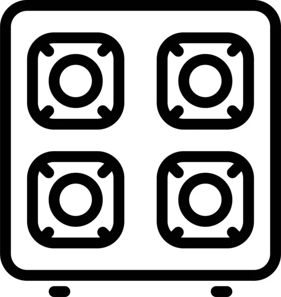 Photo Camera Icon Vector Illustration — Stock Vector