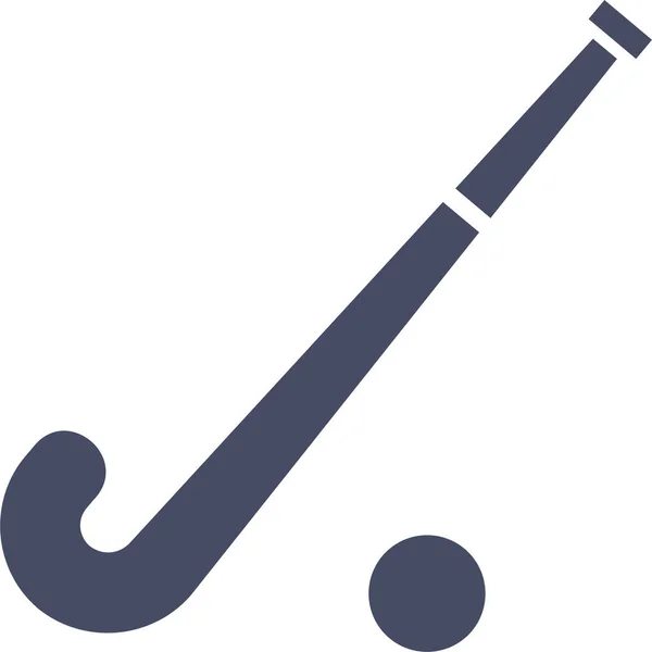 Hockey Stick Web Icon Vector Illustration — Stock Vector