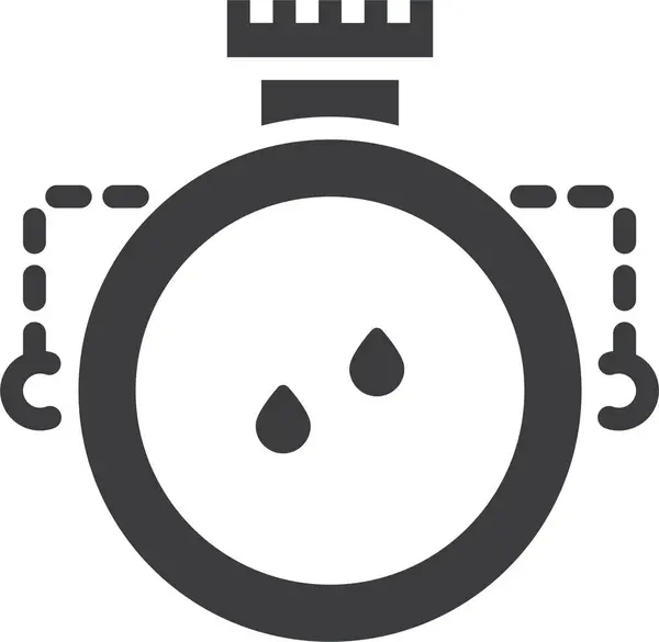 Wasser Web Symbol Einfache Illustration — Stockvektor